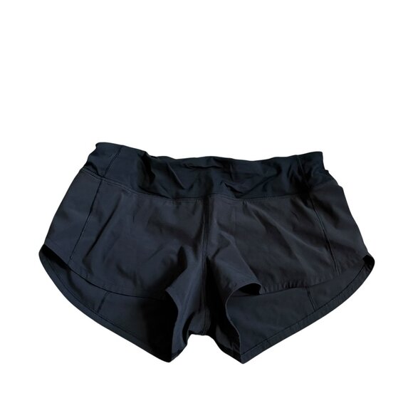 Lululemon Speed Up Shorts 2.5" Black Womens Athletic Running Size 6 - Picture 1 of 5